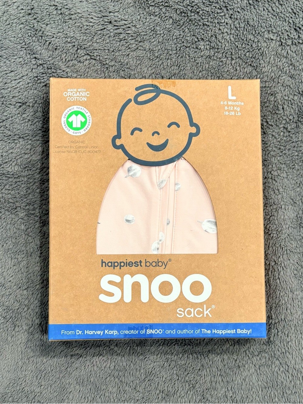 SNOO Sleep Sack - Rose Planets - Large - NIB